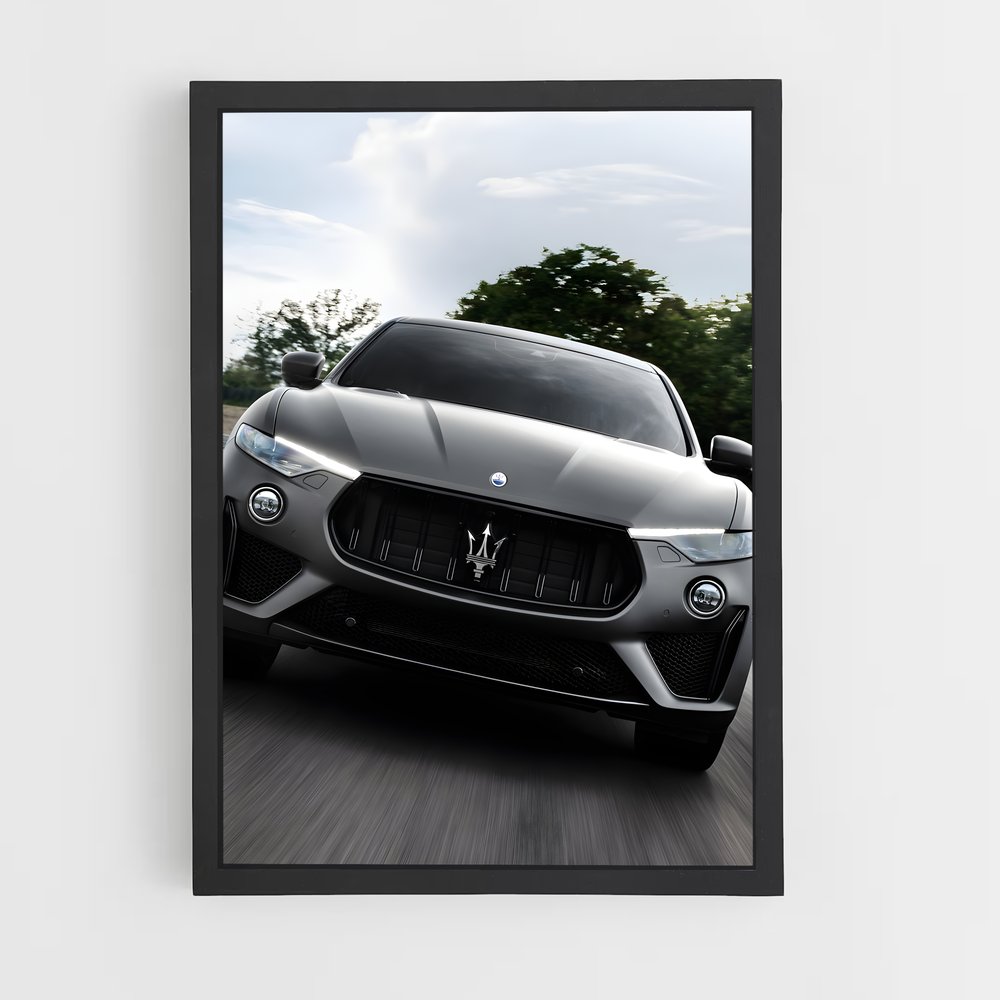 Poster Levante de trofeo – affiche Maserati (vue 2)
